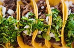 Plate of regional Mexican food from a Rio Grande Valley restaurant